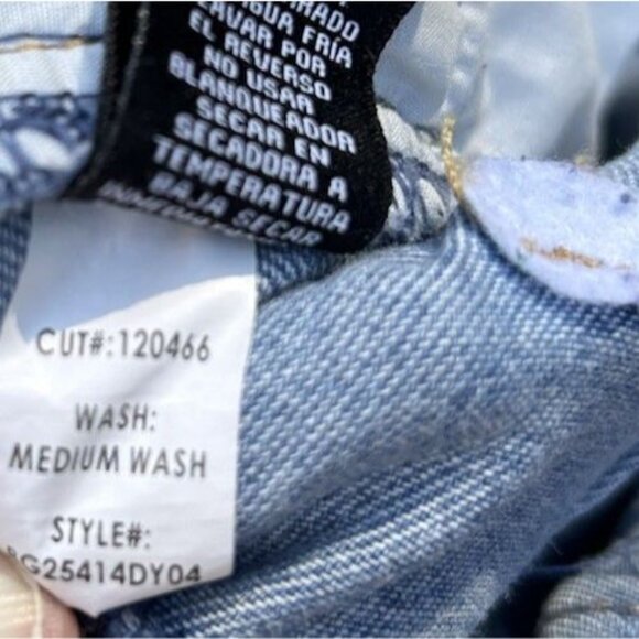 BCBGeneration Wide Leg Jeans Mid Rise Women's Size 3/26 Blue Medium Wash - Picture 9 of 9